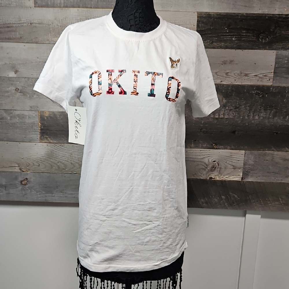 Okito White Short Sleeve Tee